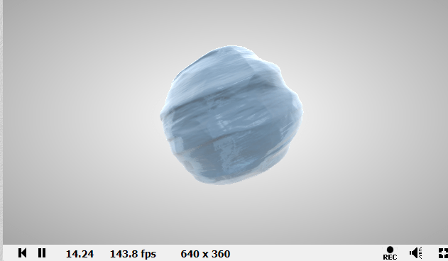 Glazed orb from shadertoy