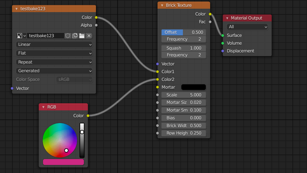 Final node setup.