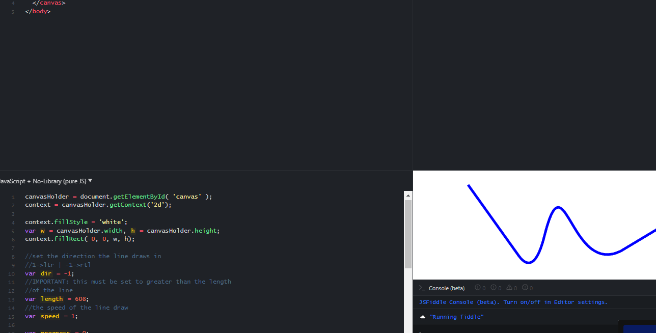 Draw line to canvas for real time displacement map